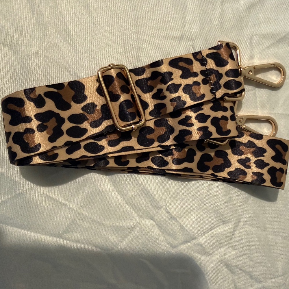 Leopard Print Guitar Strap Replacement Crossbody Shoulder BNIB